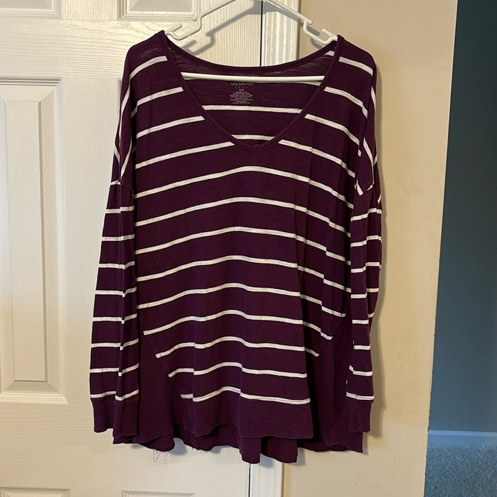 Lane Bryant 18/20 stripe sweater